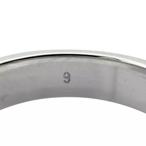 GUCCI Ring US 4 3/4 EU48 K18 white gold icon used - Picture 7 of 7